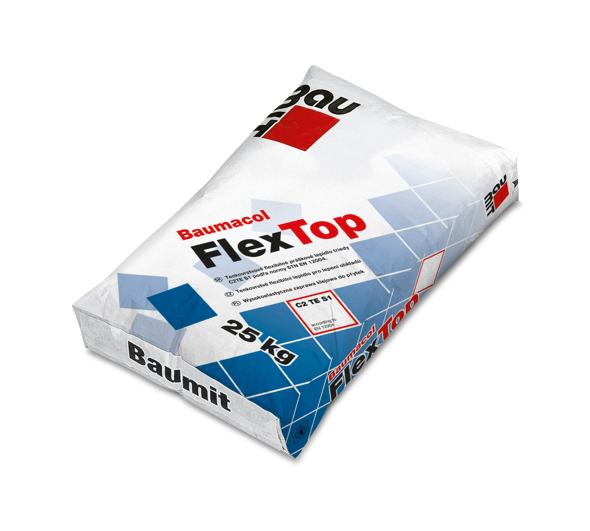 Labai elastingi plytelių klijai Baumit Baumacol FlexTop 25,0kg